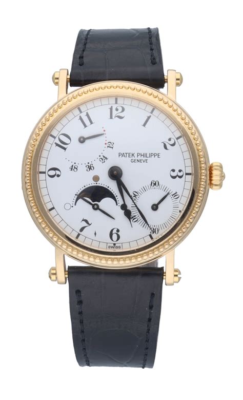 patek philippe uhr mit mondphase hinten